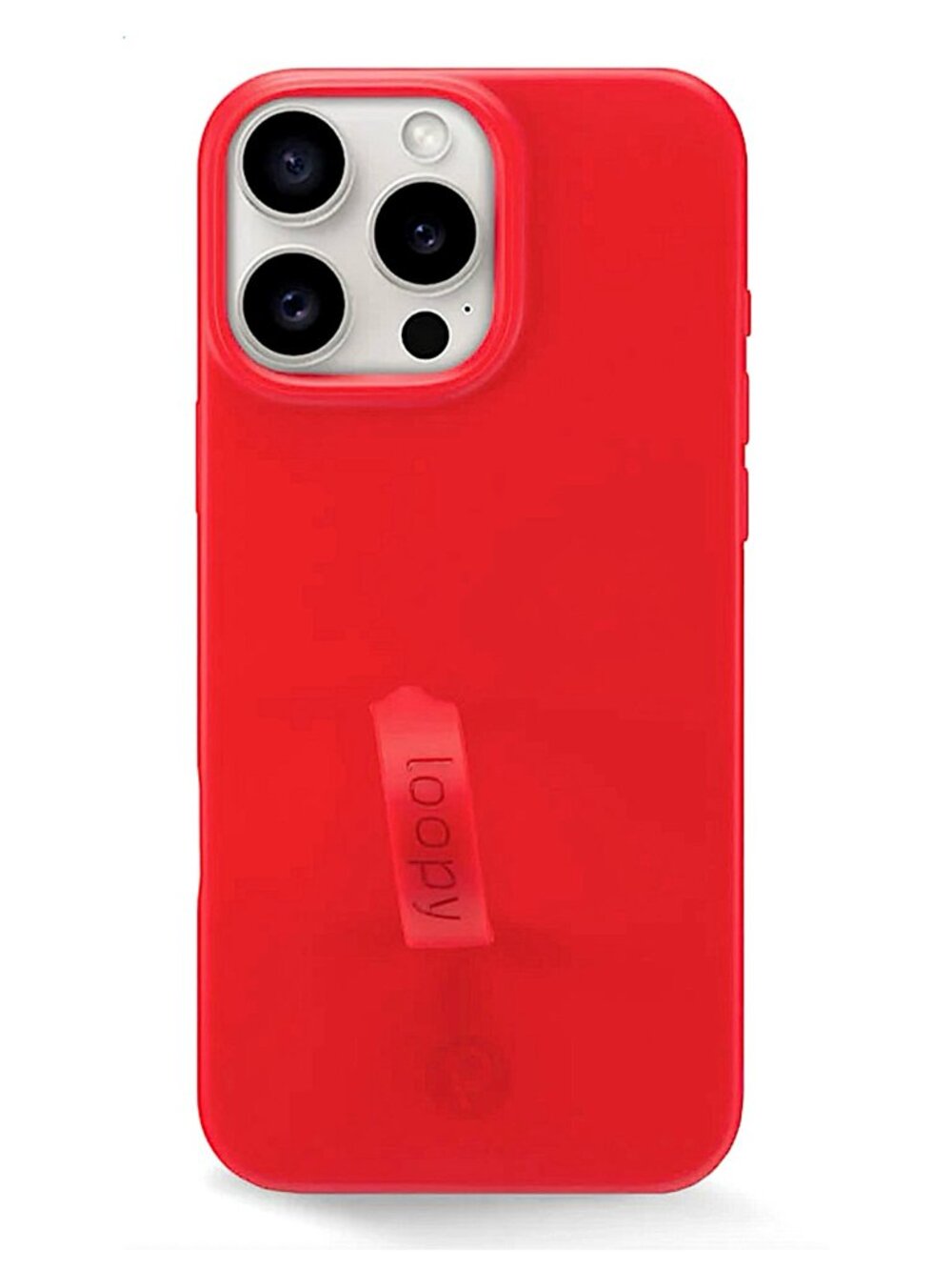 NWT Loopy RED iPhone 15 Pro Max Phone Case - Righty